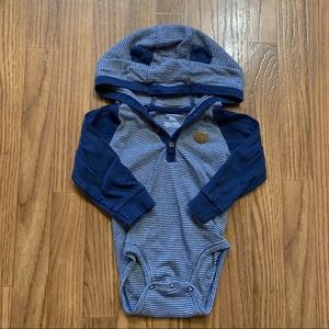 Carter’s 18 month Hooded Long Sleeve Onesie